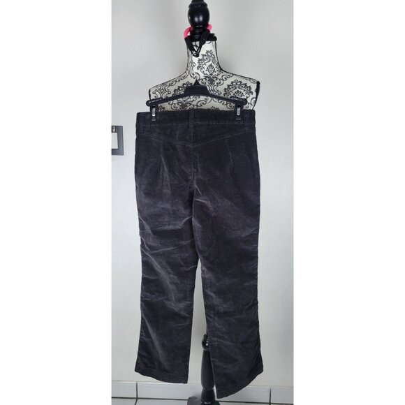 Free People Velvet Flare Pants Size 6 Brown/Chocolate Boho 70s Vintage - Picture 6 of 12